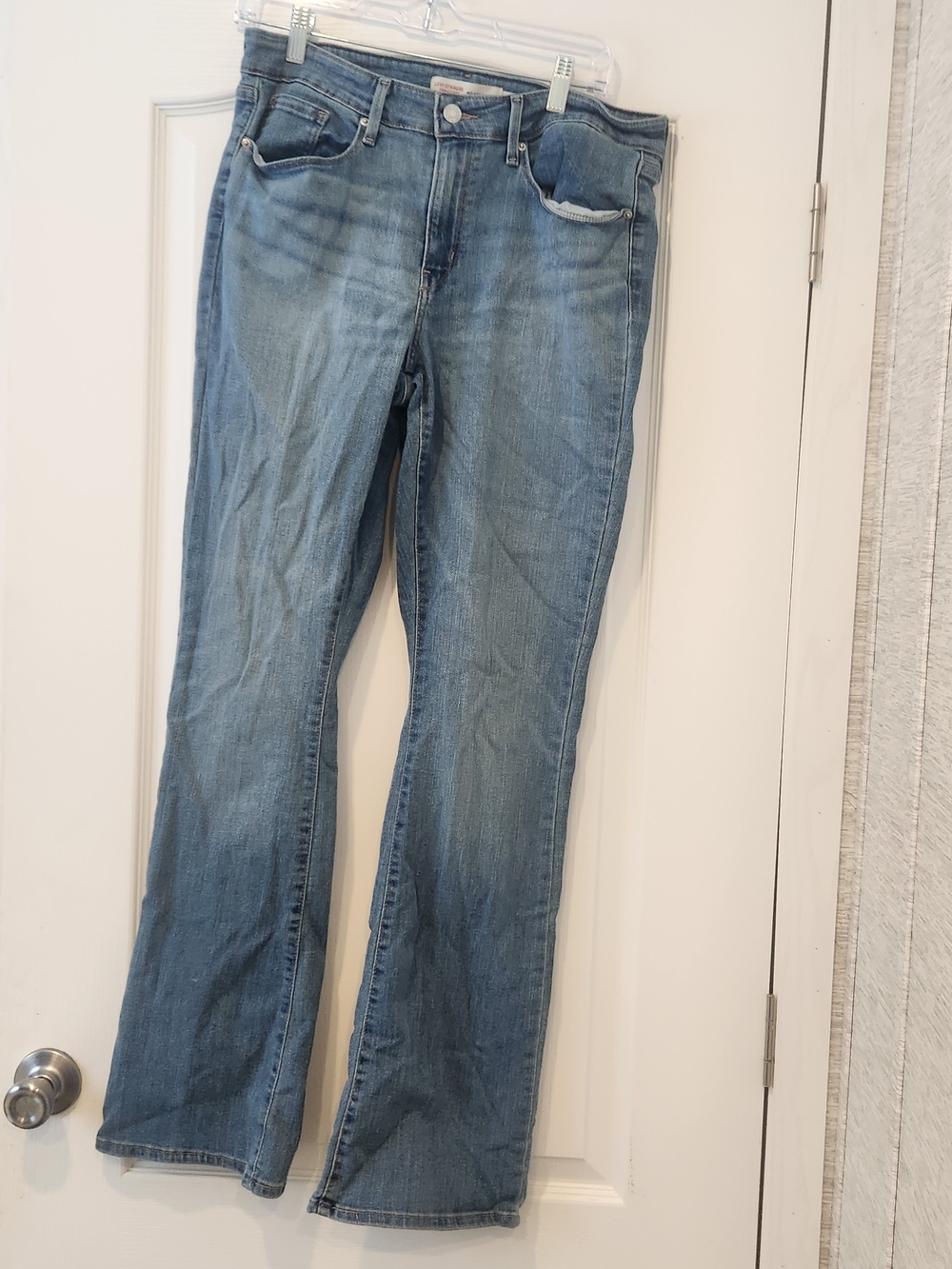 Levi's Women's Mid Rise Light Wash Bootcut Jeans 10 Euc